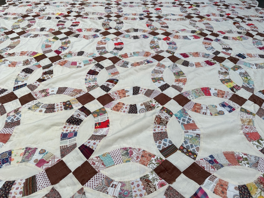 Handmade Vintage Quilt 87.5' X 99' [Photo 4]