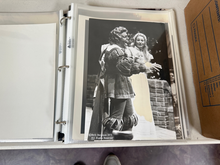 Huge Collection Of Opera Tenor Elliot Palay's Opera Memorabilia Including Opera Photographs, Opera Programs, Opera Ticket Stubs, Fan Letters And Much More - See Photos [Photo 2]