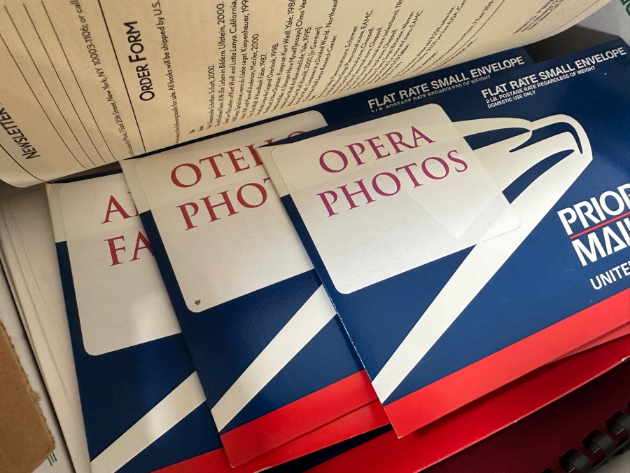 Huge Collection Of Opera Tenor Elliot Palay's Opera Memorabilia Including Opera Photographs, Opera Programs, Opera Ticket Stubs, Fan Letters And Much More - See Photos [Photo 24]