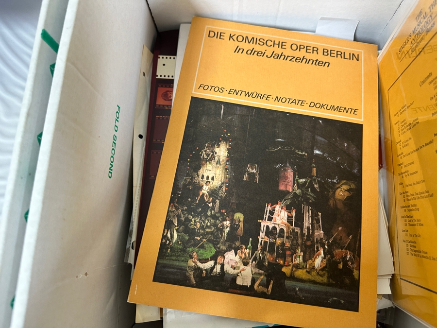 Huge Collection Of Opera Tenor Elliot Palay's Opera Memorabilia Including Opera Photographs, Opera Programs, Opera Ticket Stubs, Fan Letters And Much More - See Photos [Photo 26]