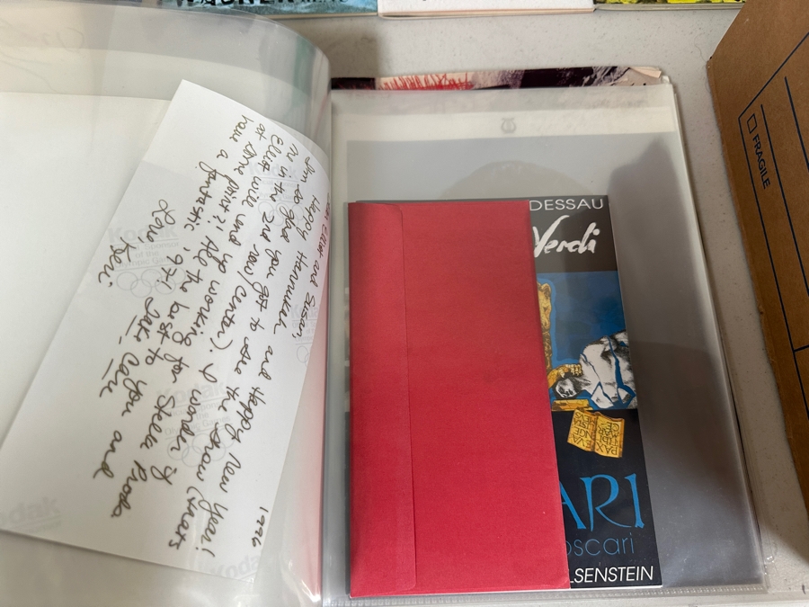 Huge Collection Of Opera Tenor Elliot Palay's Opera Memorabilia Including Opera Photographs, Opera Programs, Opera Ticket Stubs, Fan Letters And Much More - See Photos [Photo 10]