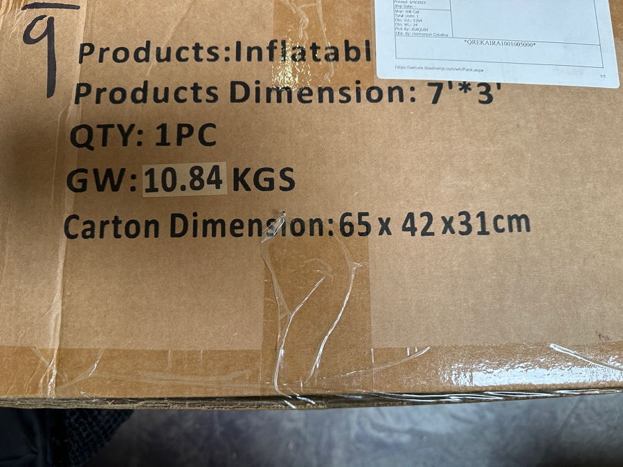 AIRA Inflatable Dock System 7' X 3' New Old Stock Retails $699 [Photo 4]