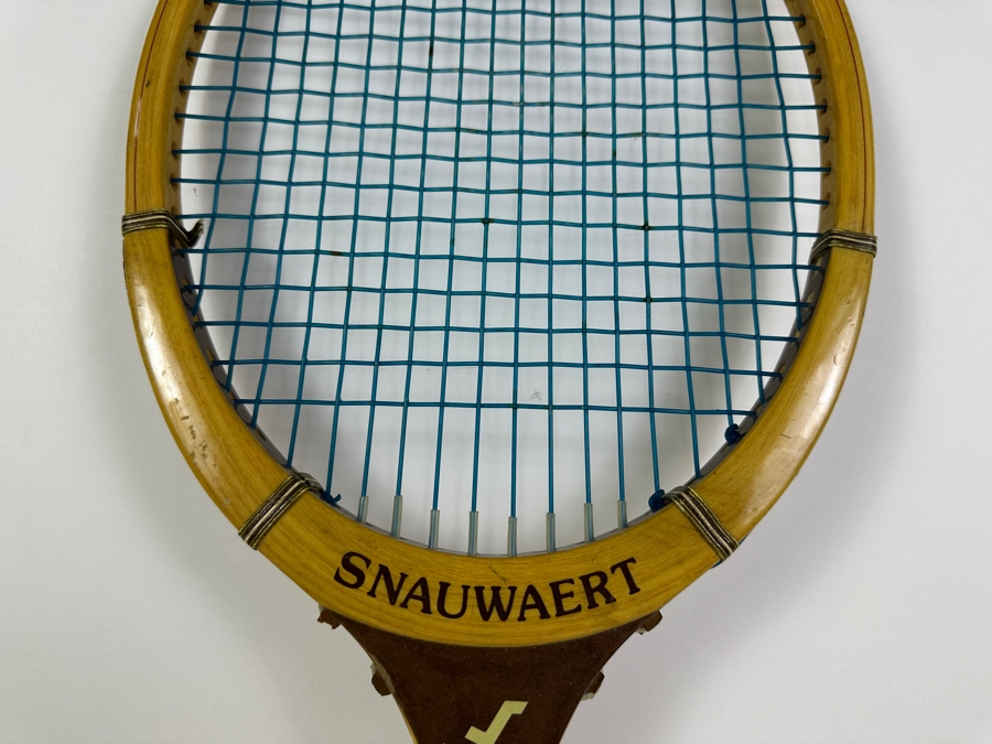 Vintage Brian Gottfried Wooden Snauwaert Tennis Racket [Photo 4]