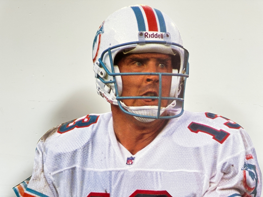 Vintage 1996 Upper Deck Life Size Dan Marino Miami Dolphins NFL Quarterback Cardboard Standee [Photo 3]