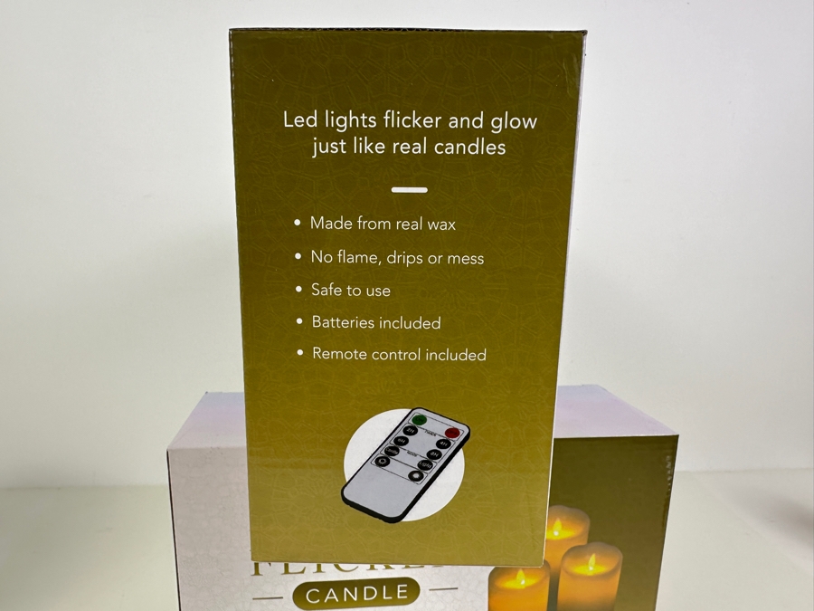 Two New Boxes Of Flicker LED Candles - Total Of Six LED Candles With Remotes [Photo 2]