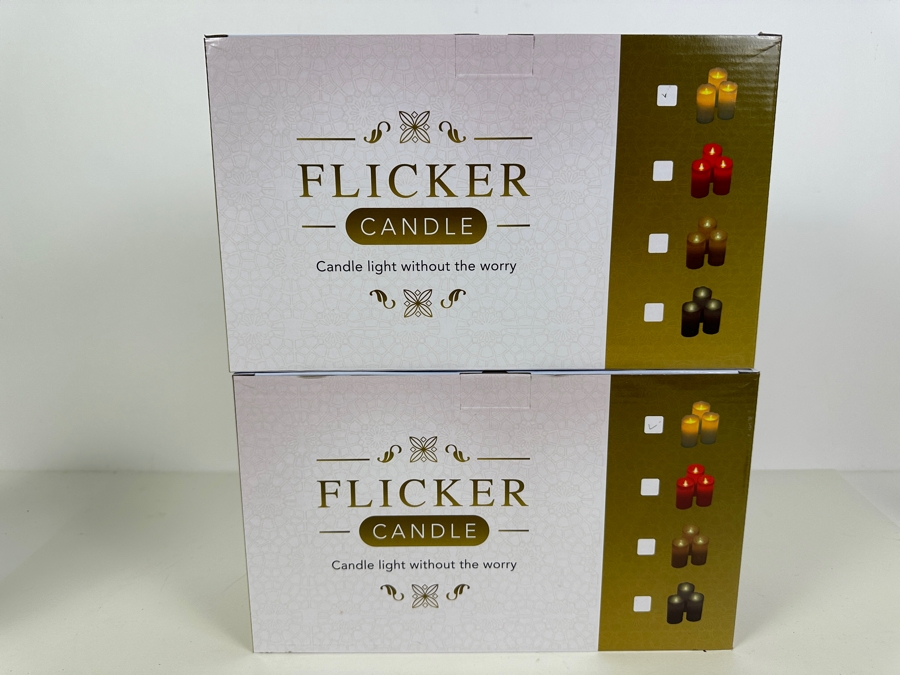 Two New Boxes Of Flicker LED Candles - Total Of Six LED Candles With Remotes [Photo 3]