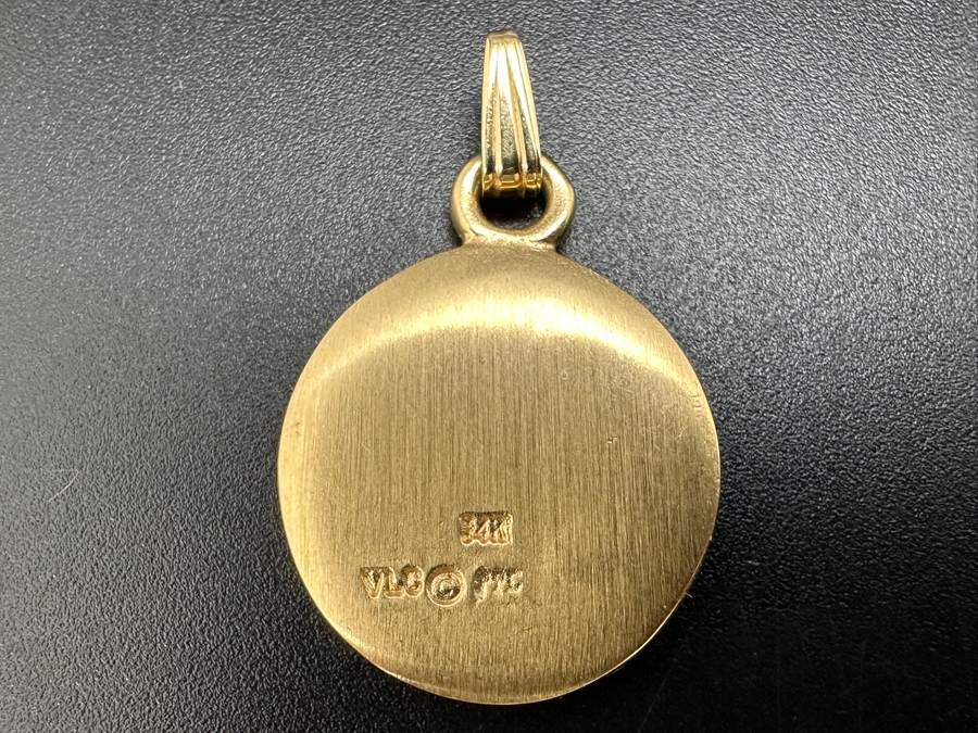 14K Gold Cherub Pendant 4.8g Gold Melt Value $242 [Photo 4]