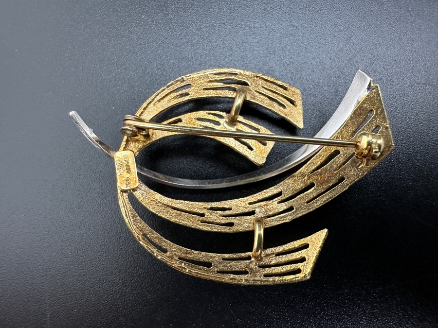 14K Gold Signed SP Germany Pendant 5.1g Gold Melt Value $257 [Photo 4]