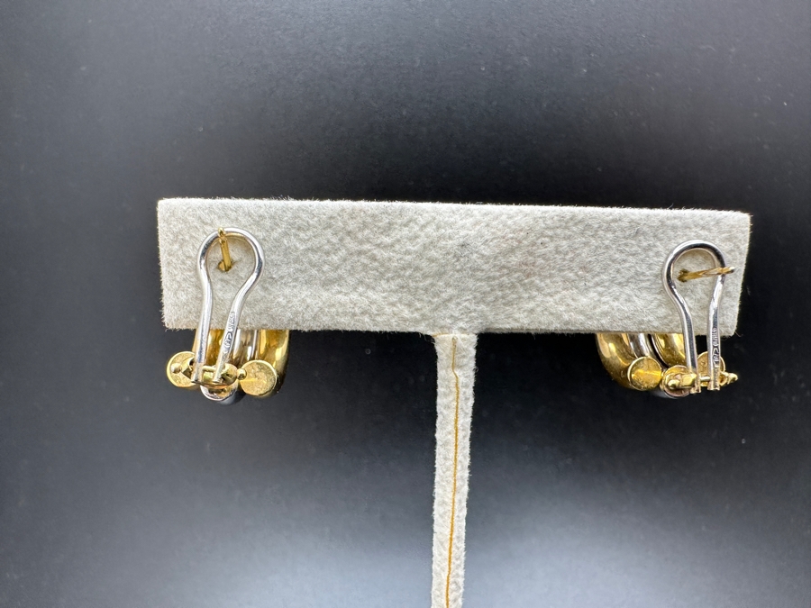 18K Gold Earrings 10.2g Gold Melt Value $660 [Photo 6]