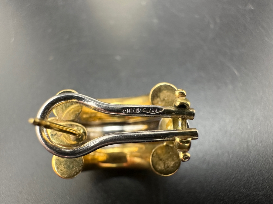 18K Gold Earrings 10.2g Gold Melt Value $660 [Photo 8]