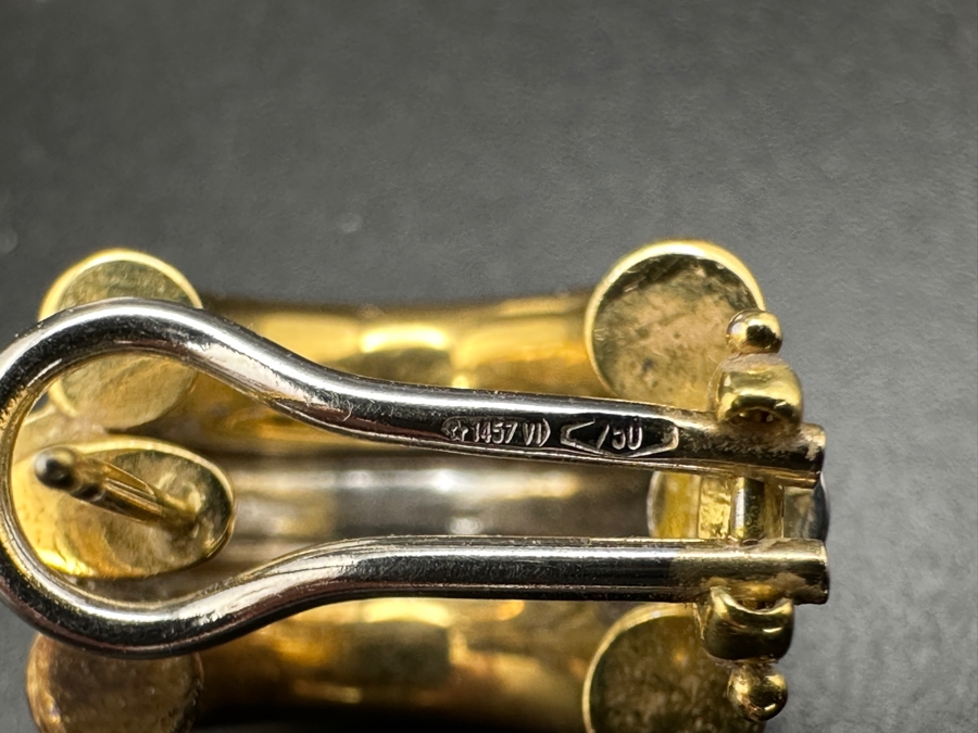 18K Gold Earrings 10.2g Gold Melt Value $660 [Photo 11]