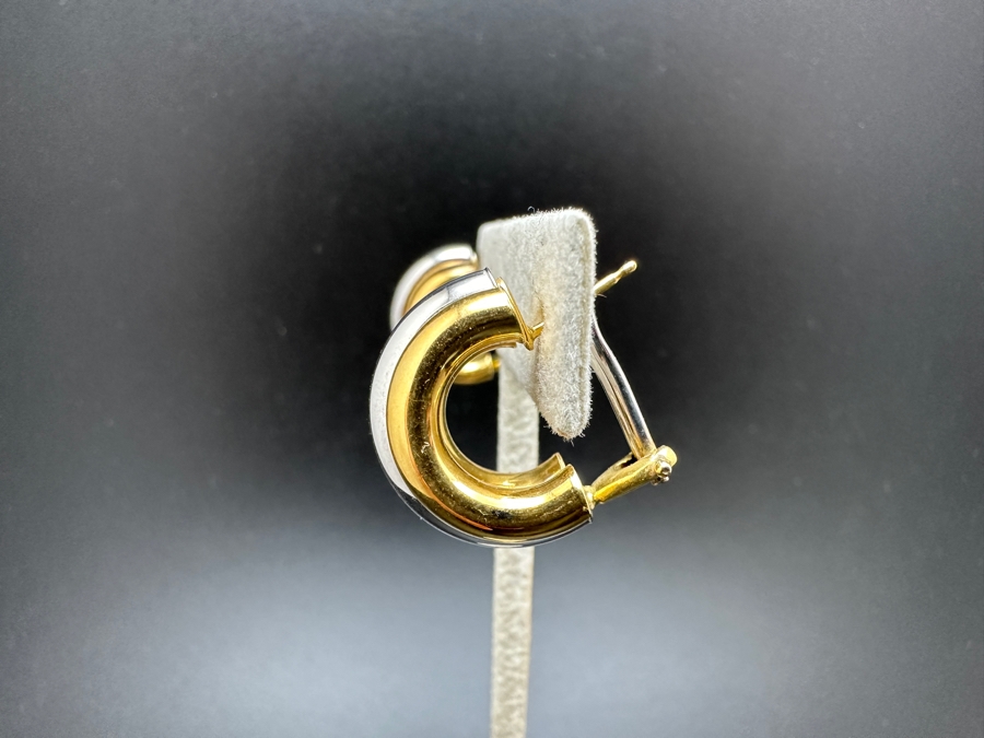 18K Gold Earrings 10.2g Gold Melt Value $660 [Photo 5]