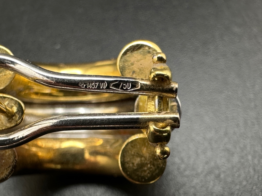 18K Gold Earrings 10.2g Gold Melt Value $660 [Photo 10]