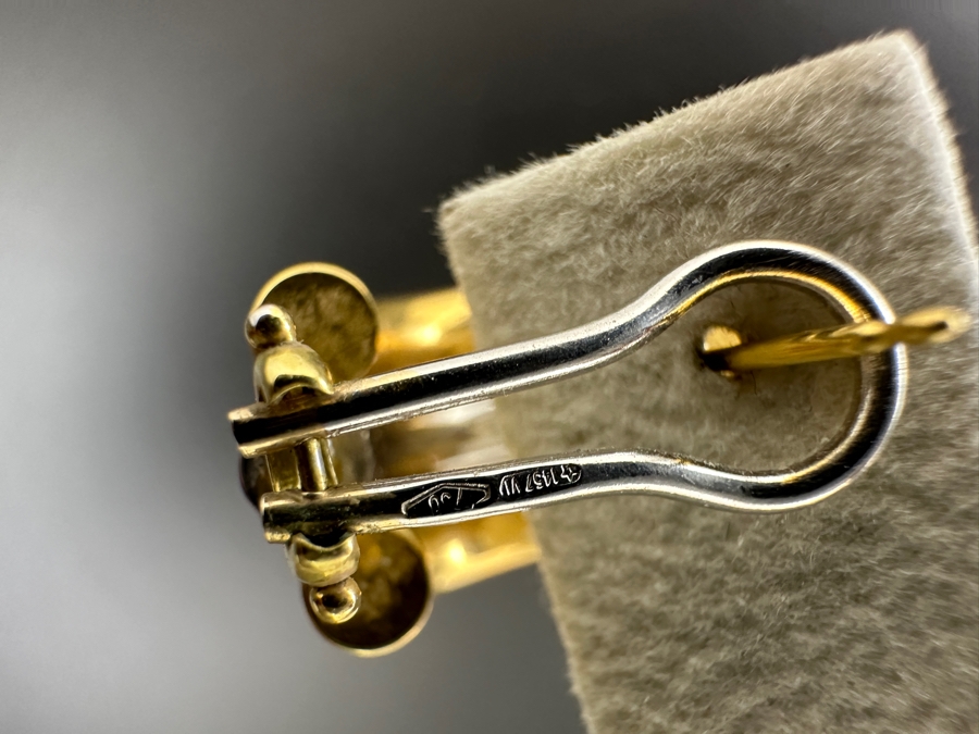 18K Gold Earrings 10.2g Gold Melt Value $660 [Photo 7]