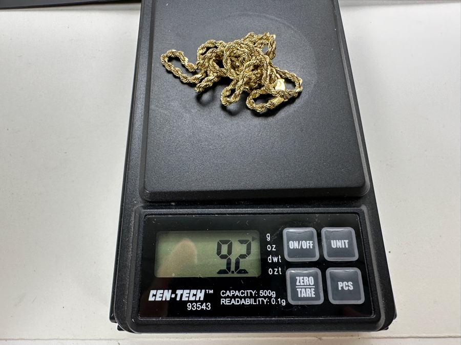 14K Gold 18' Chain Necklace Gold Melt Value $463 [Photo 6]