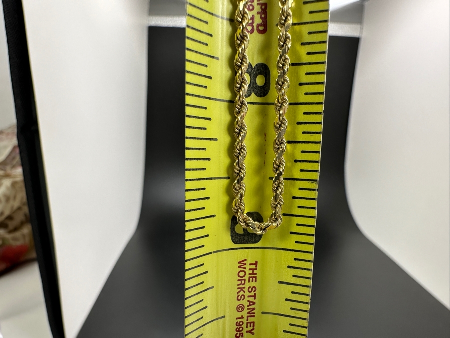 14K Gold 18' Chain Necklace Gold Melt Value $463 [Photo 5]