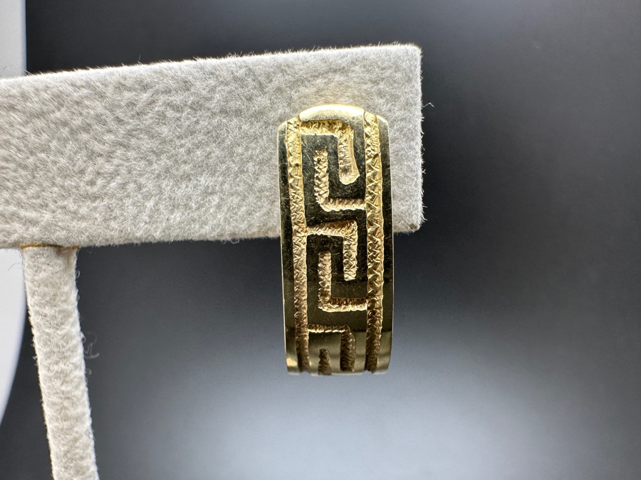 14K Gold Earrings 7.4g Gold Melt Value $373 [Photo 9]