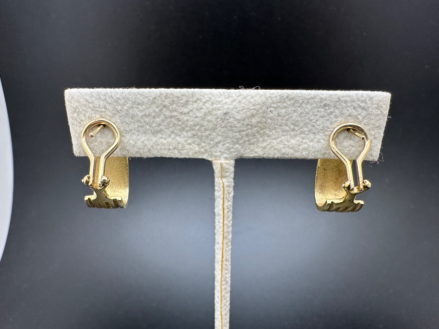 14K Gold Earrings 7.4g Gold Melt Value $373 [Photo 6]