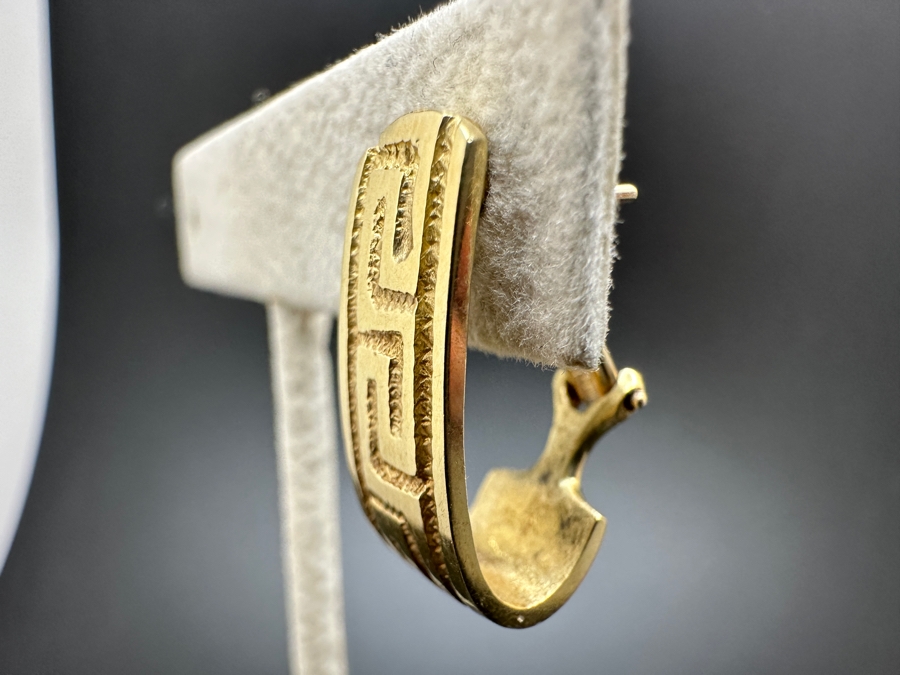 14K Gold Earrings 7.4g Gold Melt Value $373 [Photo 10]