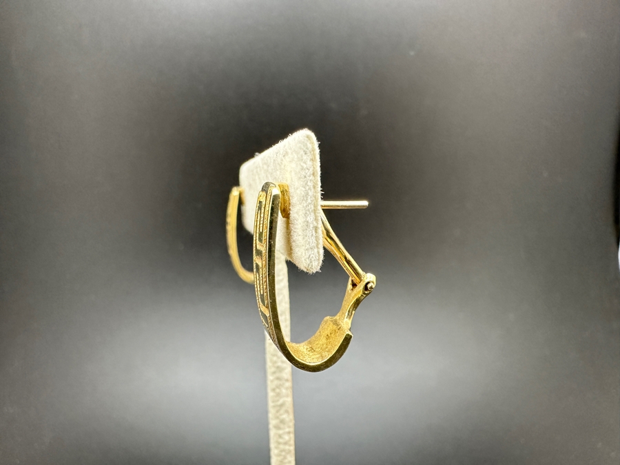 14K Gold Earrings 7.4g Gold Melt Value $373 [Photo 5]