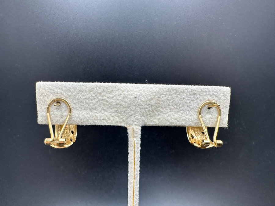 14K Gold Earrings 6.2g Gold Melt Value $312 [Photo 5]