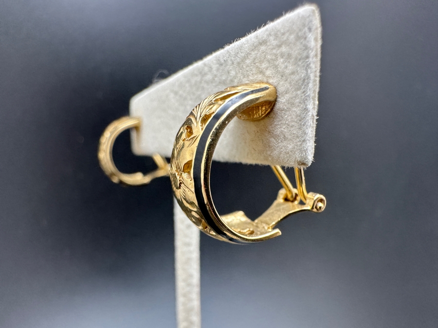 14K Gold Earrings 6.2g Gold Melt Value $312 [Photo 4]