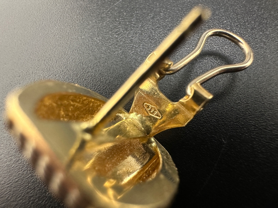 14K Gold Earrings 5.4g Gold Melt Value $272 [Photo 8]