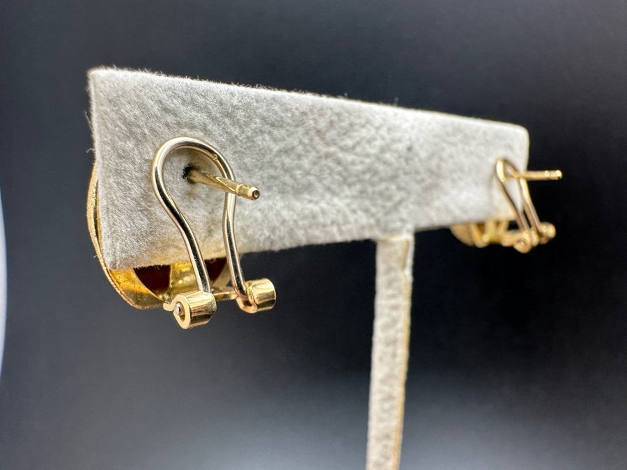 14K Gold Earrings 5.4g Gold Melt Value $272 [Photo 6]