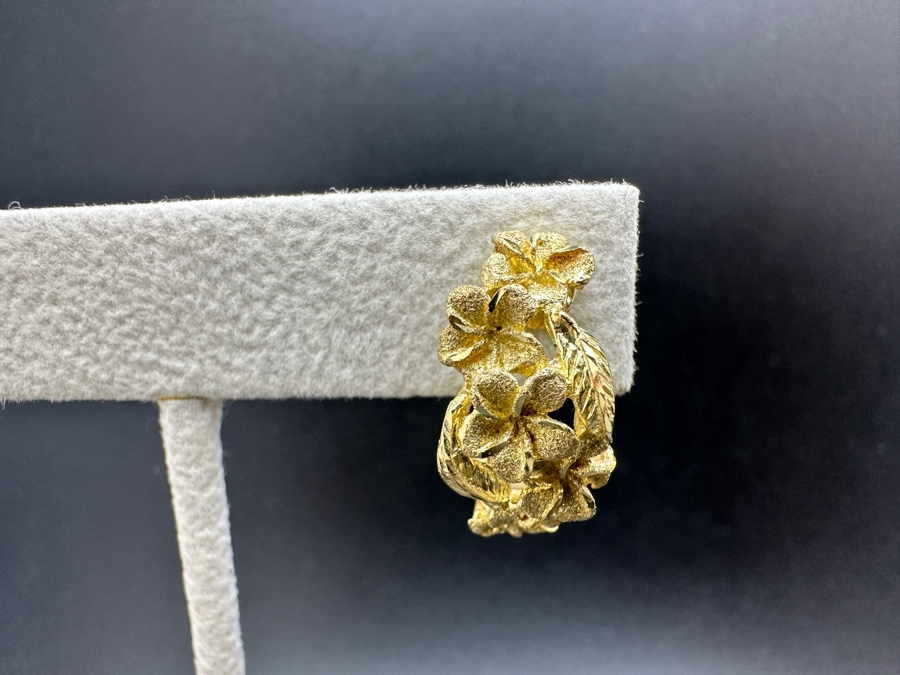 14K Gold Earrings 7.0g Gold Melt Value $352 [Photo 3]