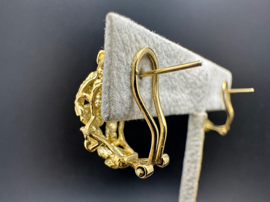 14K Gold Earrings 7.0g Gold Melt Value $352 [Photo 6]