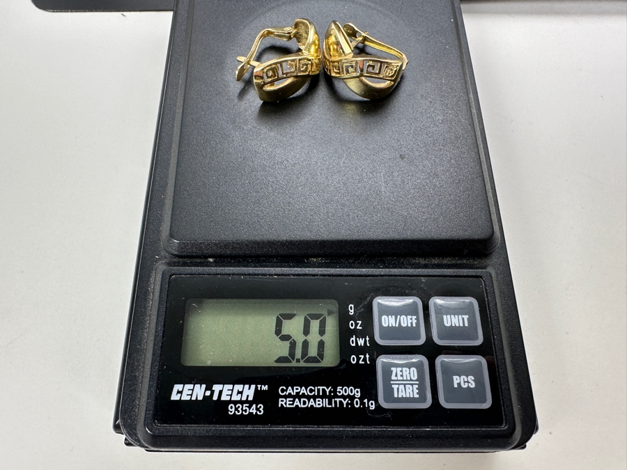 14K Gold Earrings 5.0g Gold Melt Value $252 [Photo 10]
