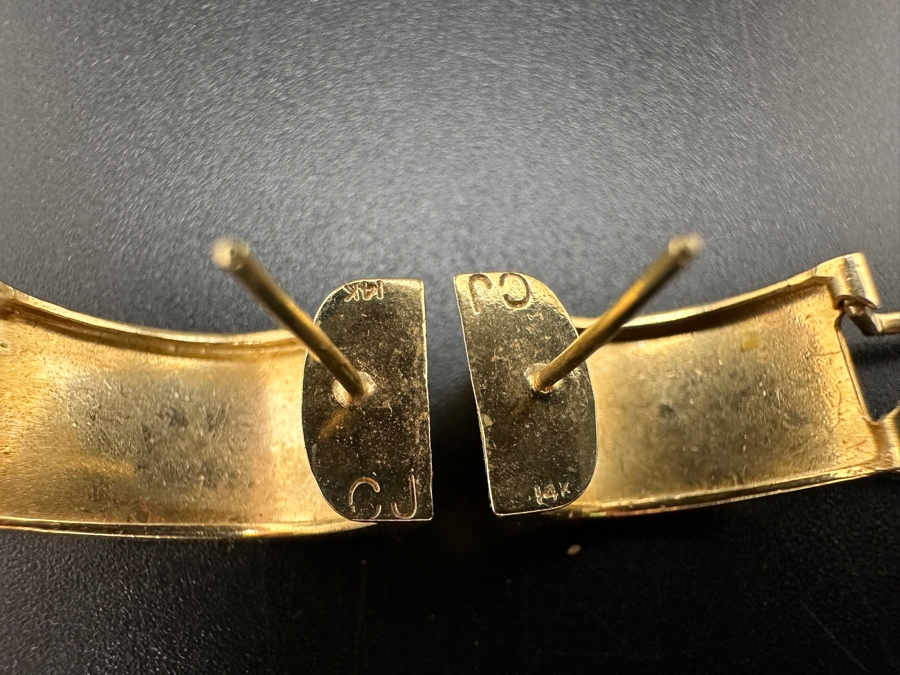 14K Gold Earrings 6.1g Gold Melt Value $307 [Photo 7]
