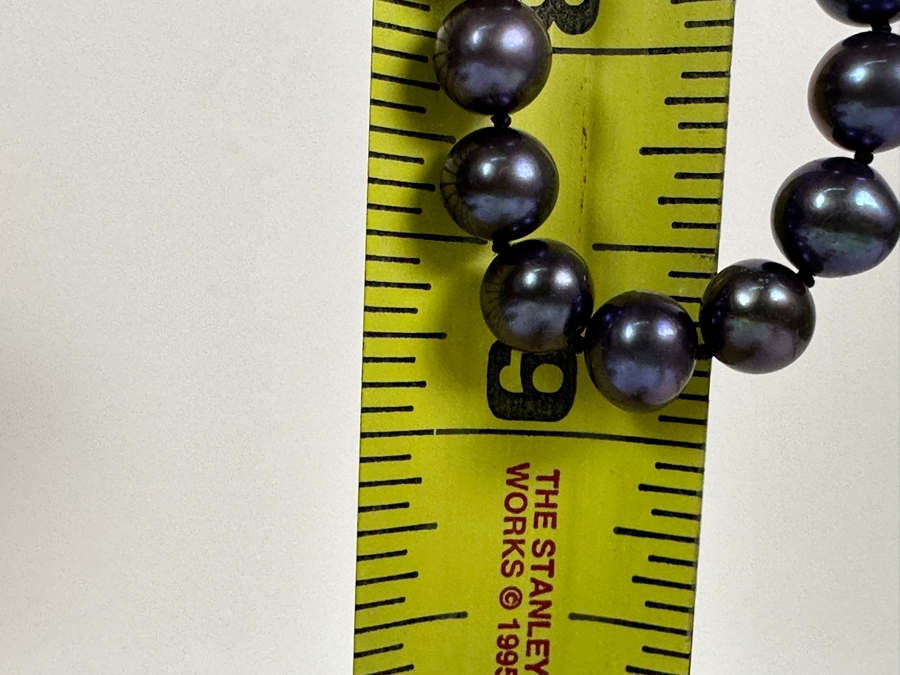 18' Tahitian Pearl Necklace With 14K Gold Clasp [Photo 7]