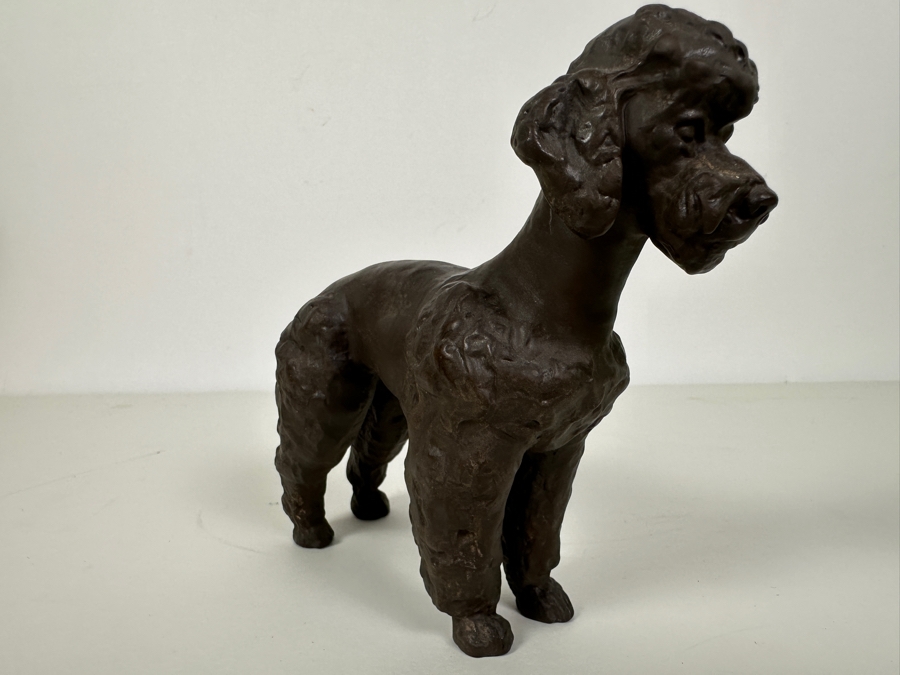 Meissen (Germany) Stoneware Poodle Figurine 6.5W X 5.5H Estimate $320 [Photo 3]