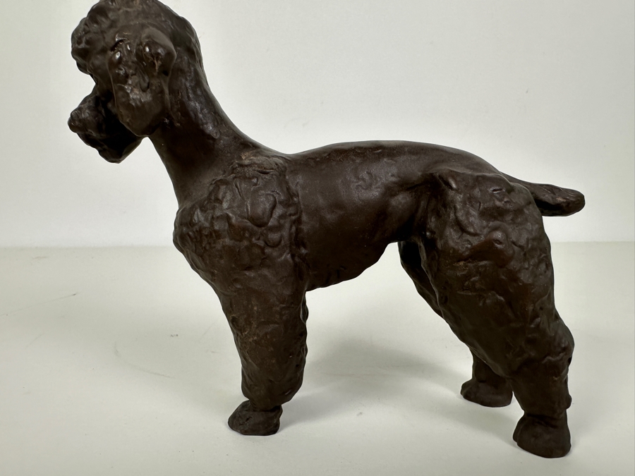 Meissen (Germany) Stoneware Poodle Figurine 6.5W X 5.5H Estimate $320 [Photo 5]