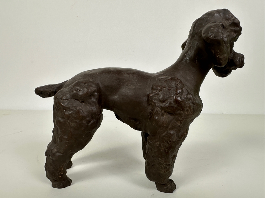 Meissen (Germany) Stoneware Poodle Figurine 6.5W X 5.5H Estimate $320 [Photo 2]
