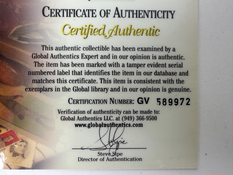 Tony Gwynn HOF Autographed Wheaties Cereal Box With Certificate Of Authenticity [Photo 5]