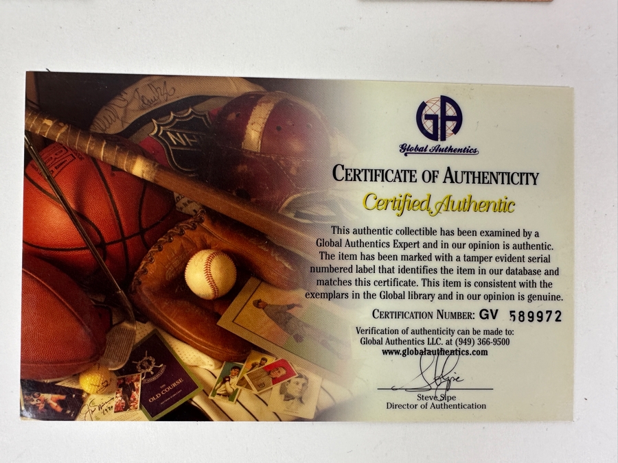 Tony Gwynn HOF Autographed Wheaties Cereal Box With Certificate Of Authenticity [Photo 4]