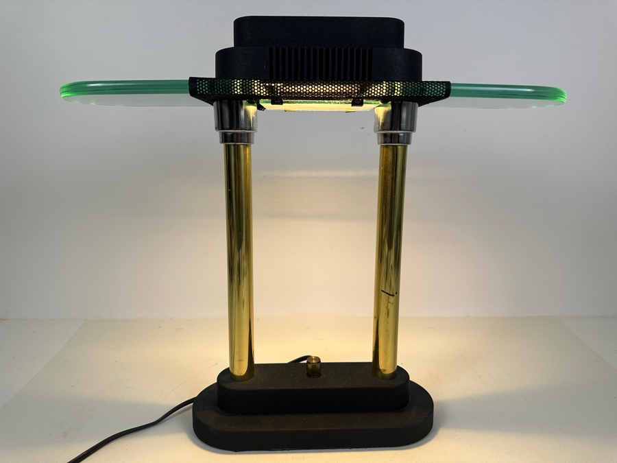 Vintage Post Modern Desk Lamp By Robert Sonneman For Kovacs Lighting 18W X 15.5H [Photo 4]