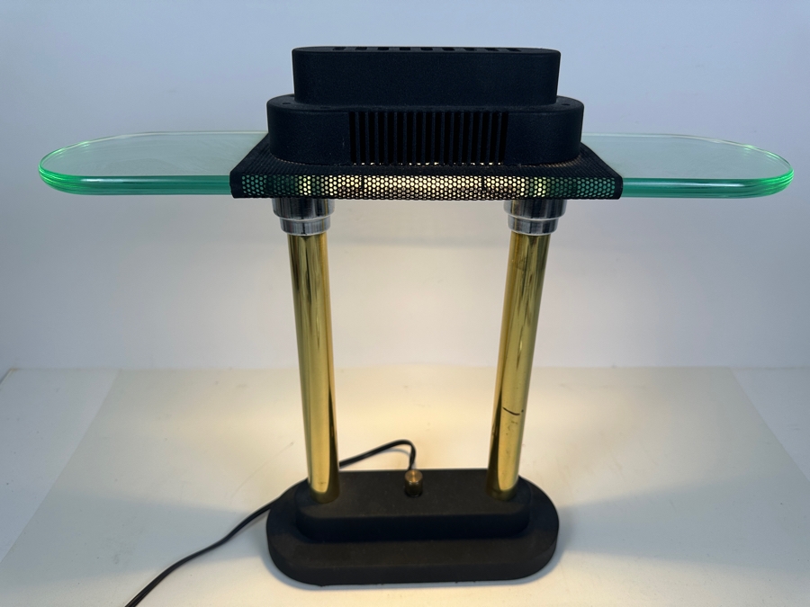 Vintage Post Modern Desk Lamp By Robert Sonneman For Kovacs Lighting 18W X 15.5H [Photo 3]