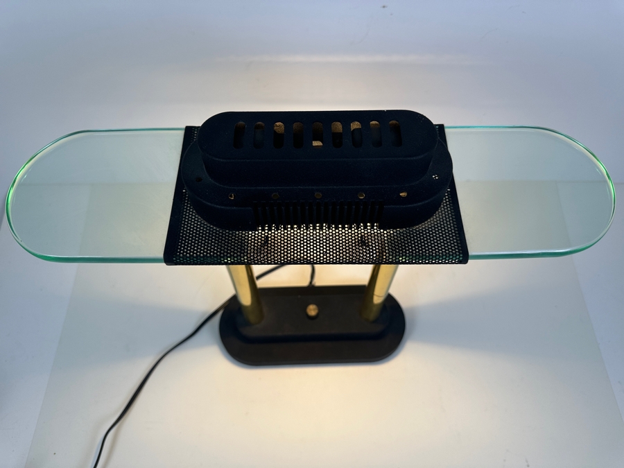 Vintage Post Modern Desk Lamp By Robert Sonneman For Kovacs Lighting 18W X 15.5H [Photo 5]