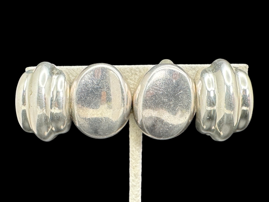 Two Pair Of Barra Sterling Silver Earrings 25g