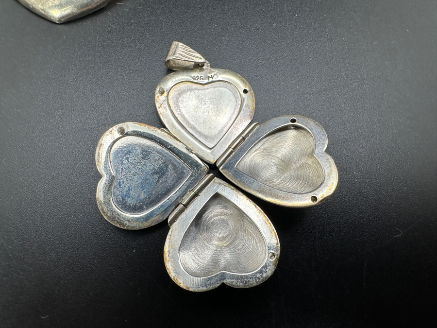 Six Sterling Silver Pendants 52.7g [Photo 10]