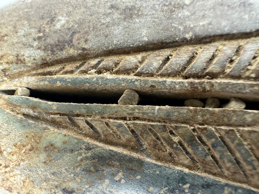 Vintage Asian Carved Stone Sword 38L X 12W [Photo 8]