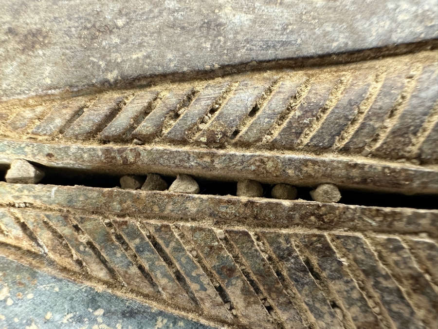 Vintage Asian Carved Stone Sword 38L X 12W [Photo 9]