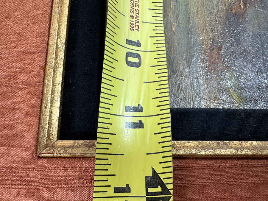 Original Oil Painting Of Jewish Rabbi 8.5 X 11 Framed [Photo 7]