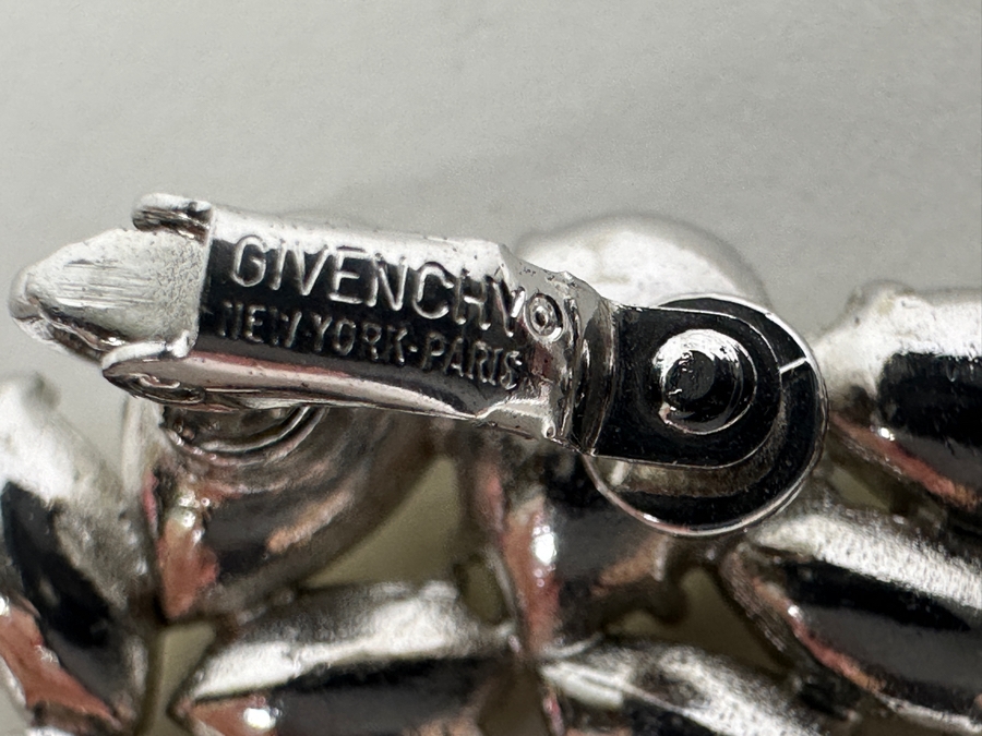 Vintage Signed Givenchy New York Paris Clip-on Earrings [Photo 6]