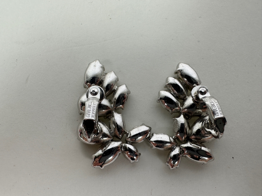 Vintage Signed Givenchy New York Paris Clip-on Earrings [Photo 5]
