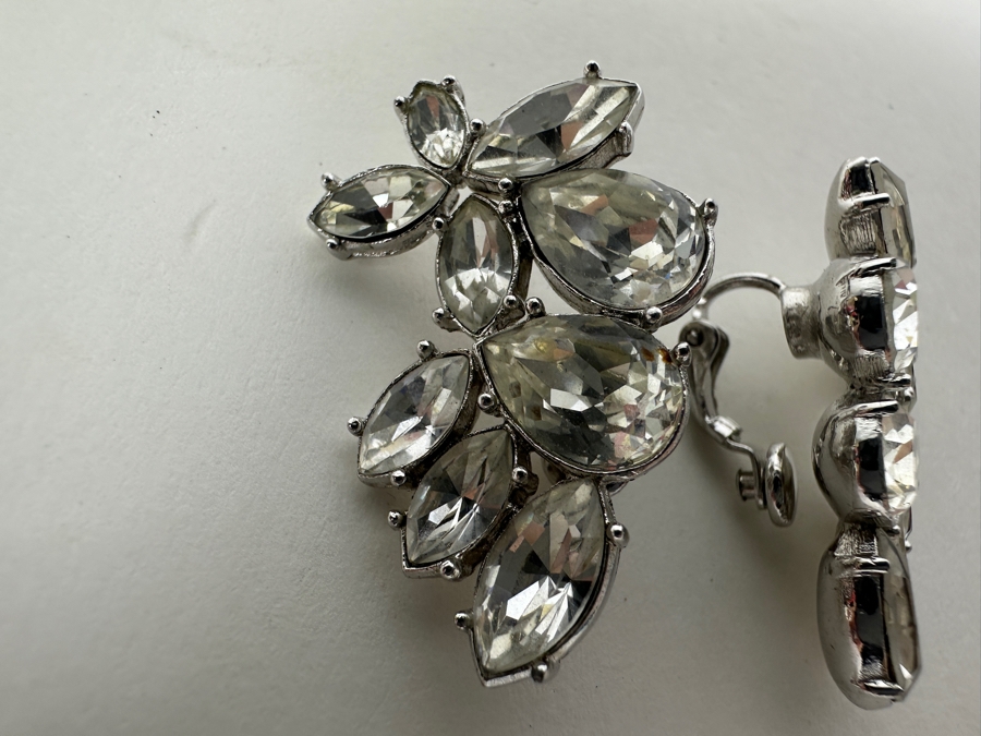 Vintage Signed Givenchy New York Paris Clip-on Earrings [Photo 2]