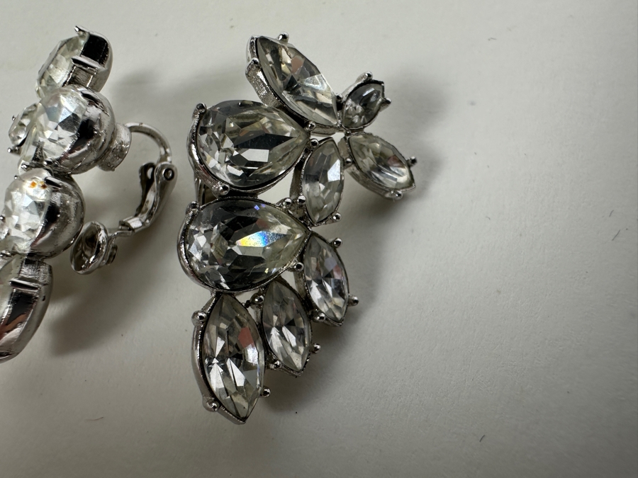 Vintage Signed Givenchy New York Paris Clip-on Earrings [Photo 3]